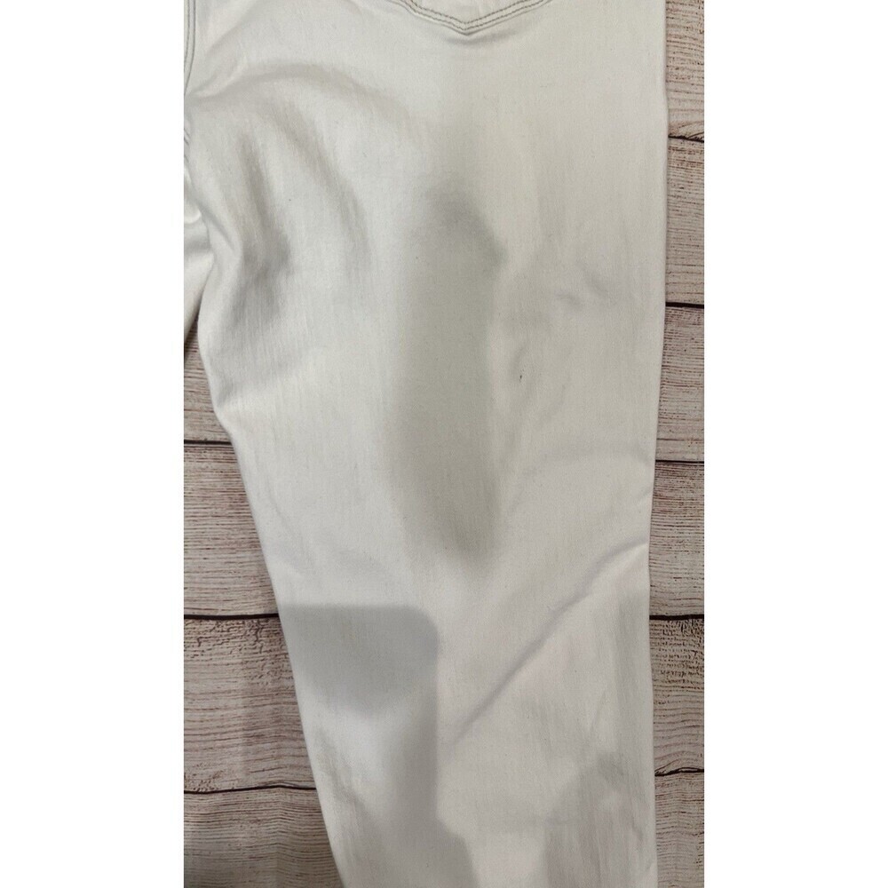 Chicos Chico’s So Slimming Girlfriend Crop White Jeans Womens 1/medium White - Picture 5 of 9